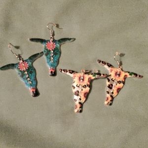 Cow skull earring Bundle